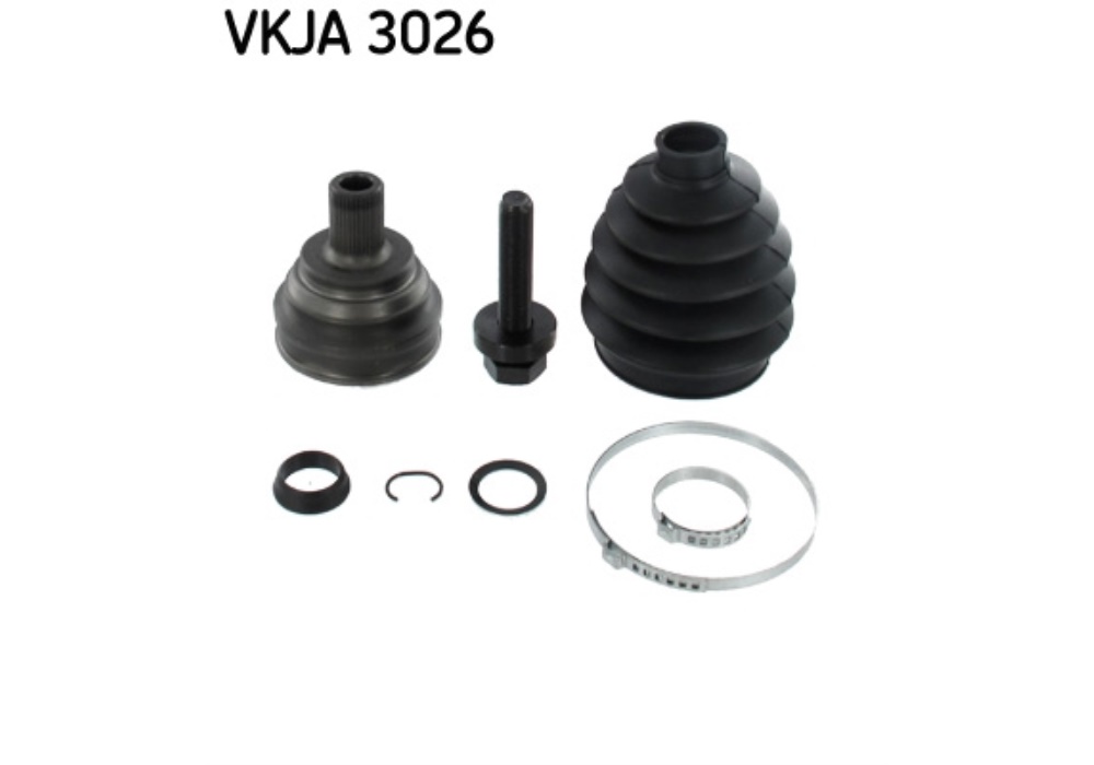 VKJA3026 SKF Przegub zewn.(kpl) VW Golf V/Touran 03-, Passat 05-, Caddy 04-, AUDI A3 03-, SKO
