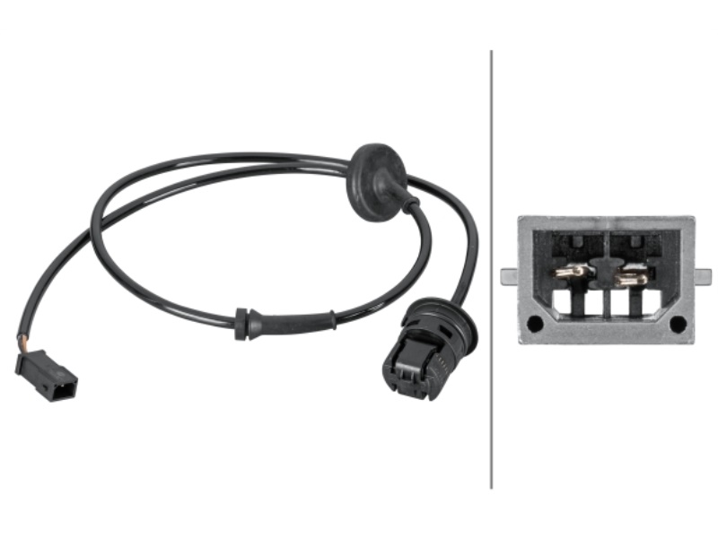 0 986 594 614 BOSCH Czujnik ABS tył L/P pasuje do: SKODA SUPERB I; VW PASSAT B5, PASSAT B5.5 1.6-2.8