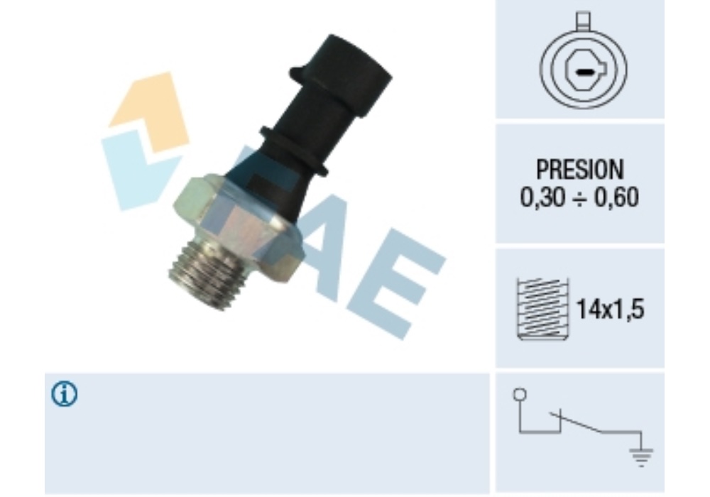 12430 FAE CZUJNIK CIŚNIENIA OLEJU