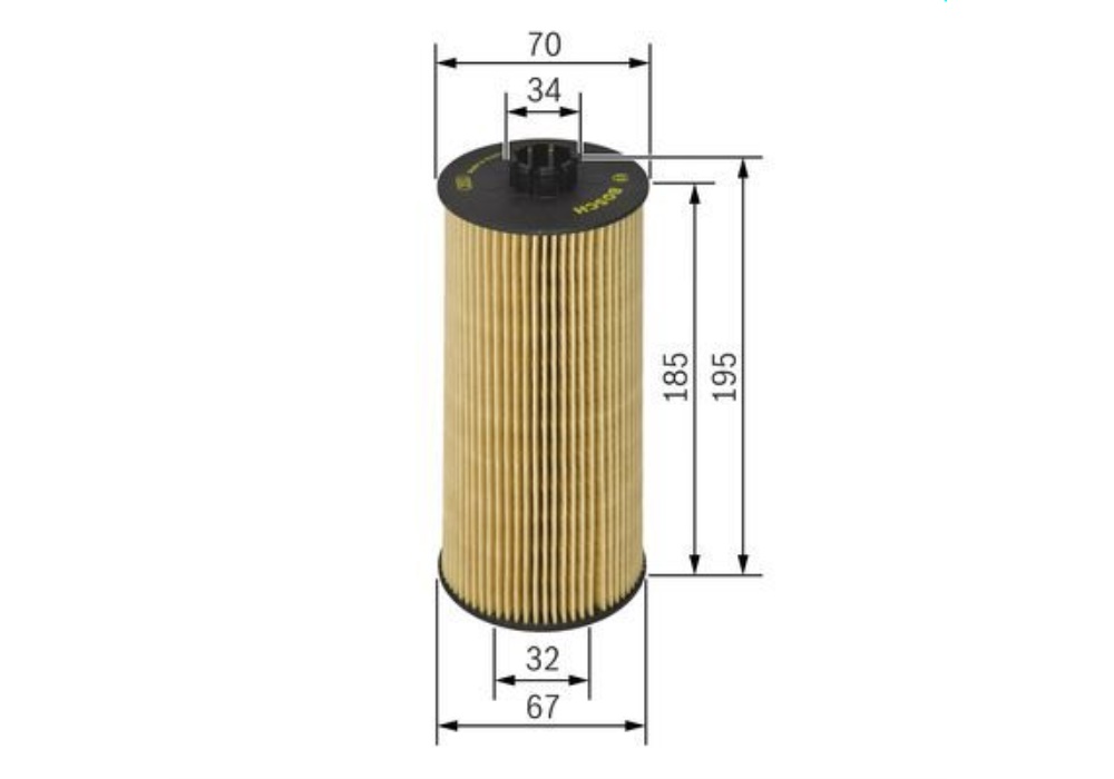 1457429152 BOSCH FILTR OLEJU.