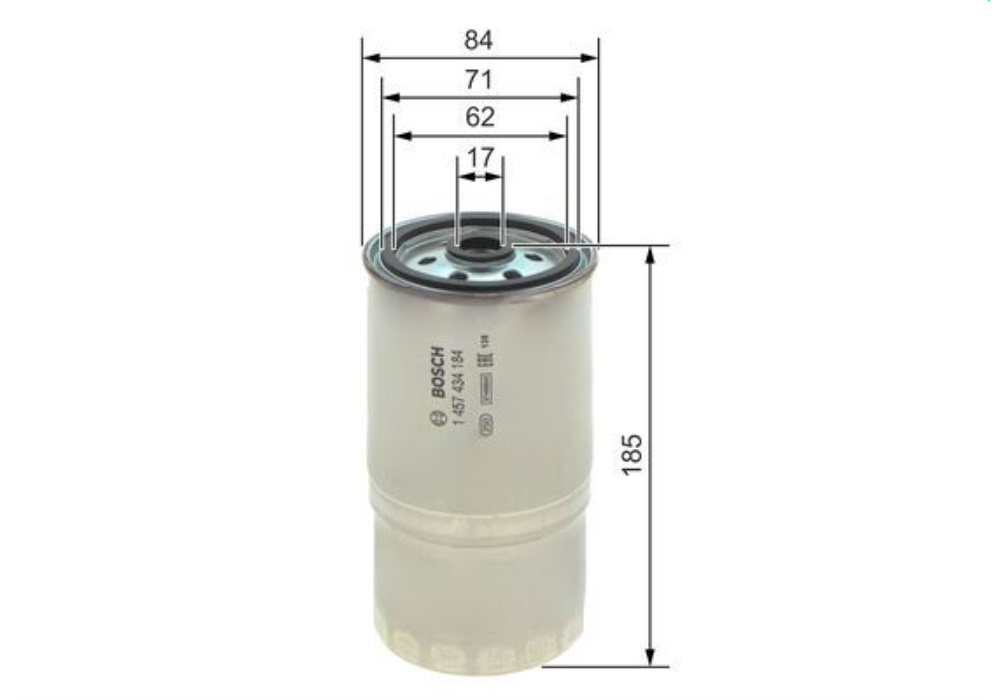 1457434184 BOSCH FILTR PALIWA