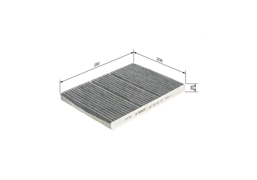 1987432300 BOSCH FILTR P/PYLOWY węglowy