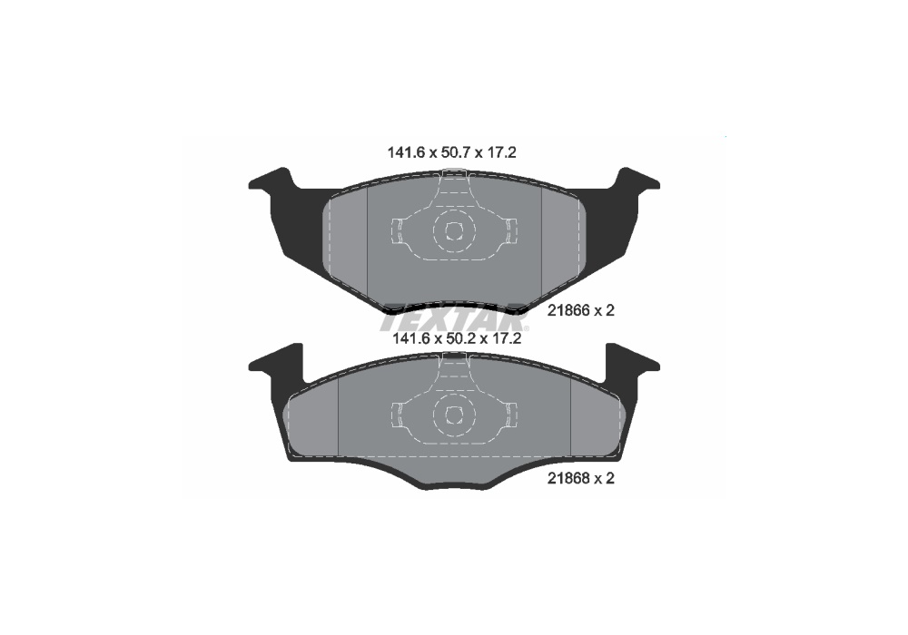2186602 TEXTAR KLOCKI HAMULCOWE
