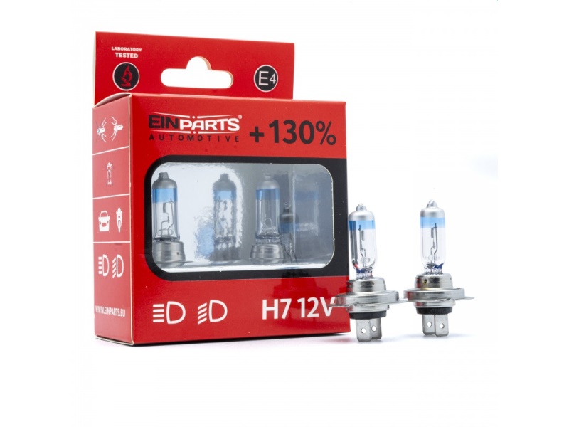 EPB47K EINPARTS ZESTAW ŻARÓWEK H7+130%