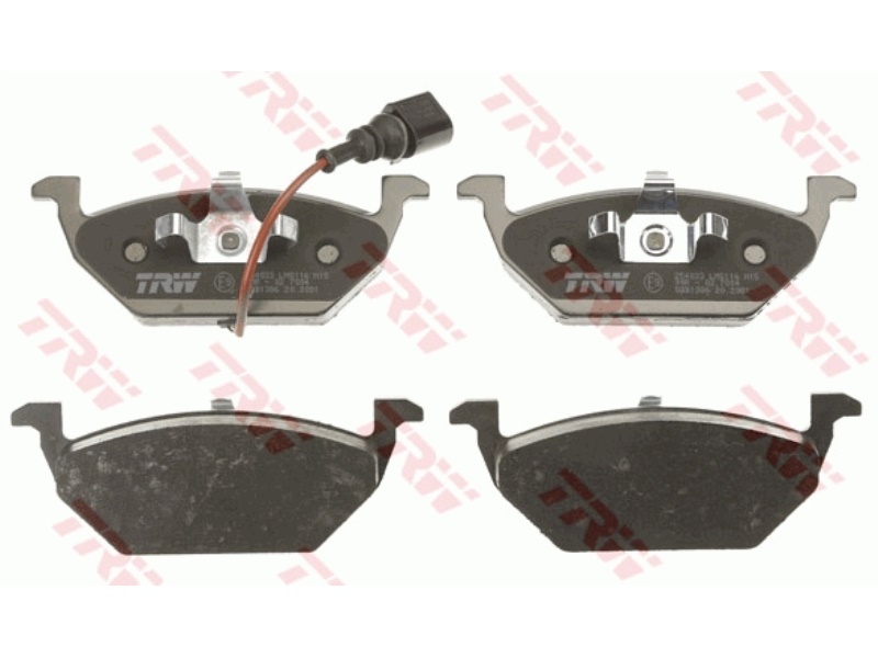 GDB1386 TRW KLOCKI HAMULCOWE z czujnikami