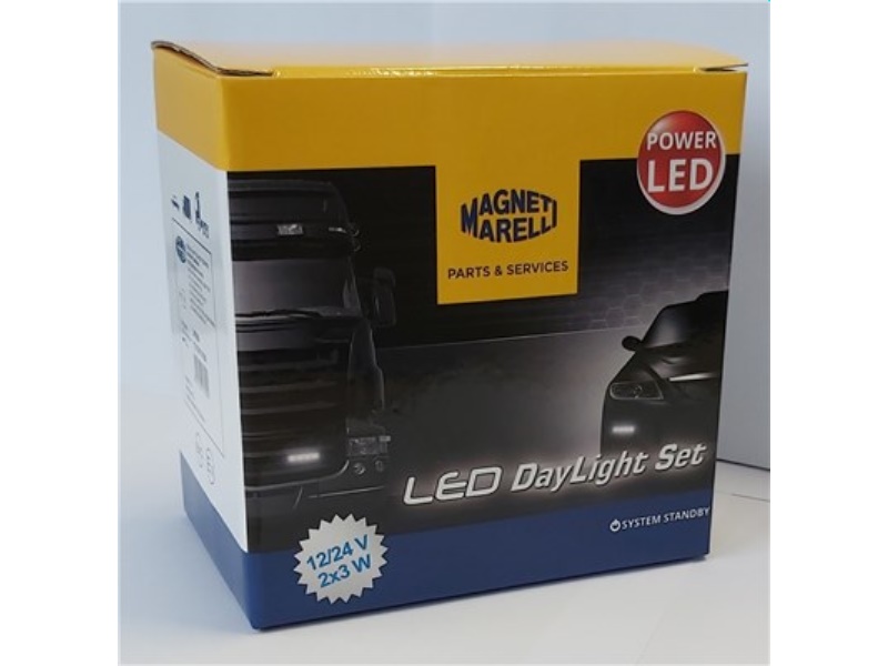 LAQ050 MAGNETI MARELLI ŚWIATŁA LEDOWE DO JAZDY DZIENNEJ DRL 4 LED