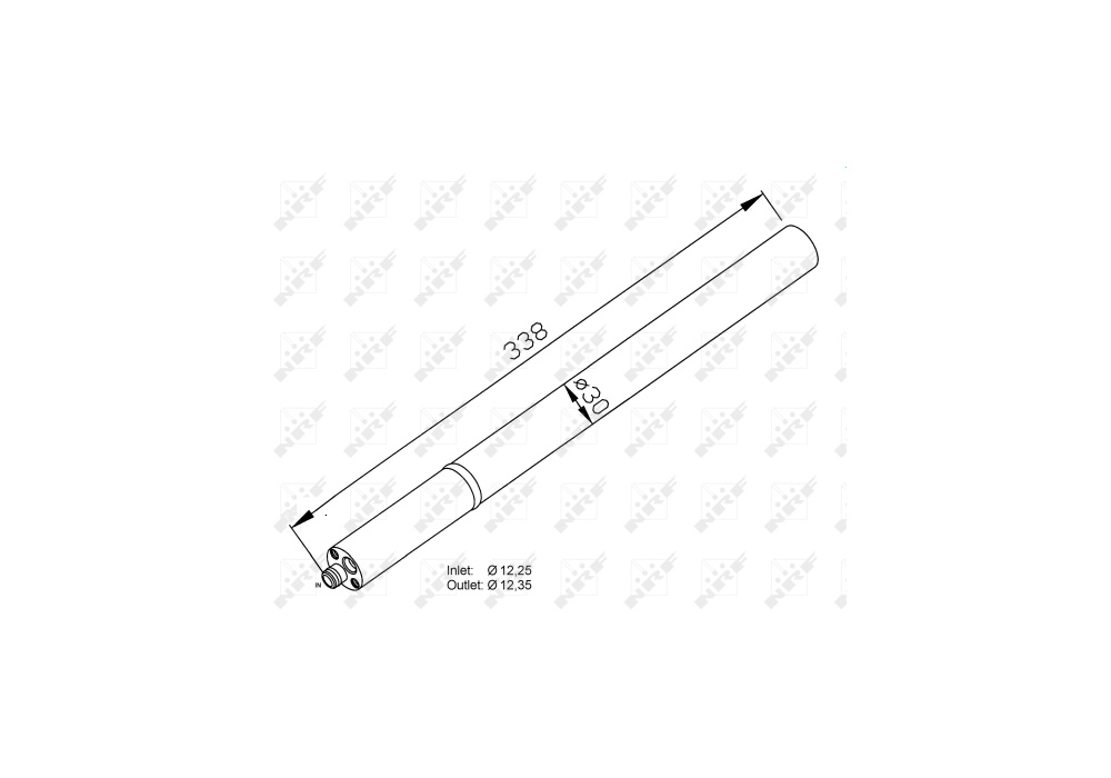 33211 NRF OSUSZACZ KLIMATYZACJI GOLF V AUDI A3