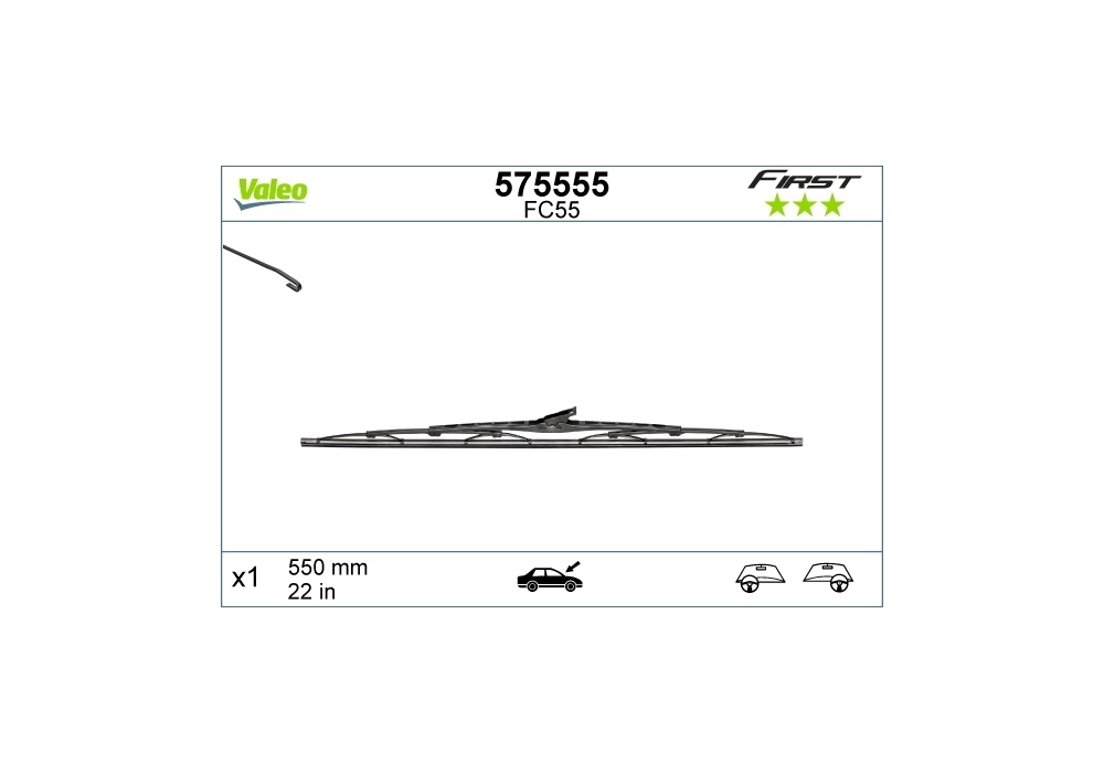 575555 VALEO WYCIERACZKA VALEO 550