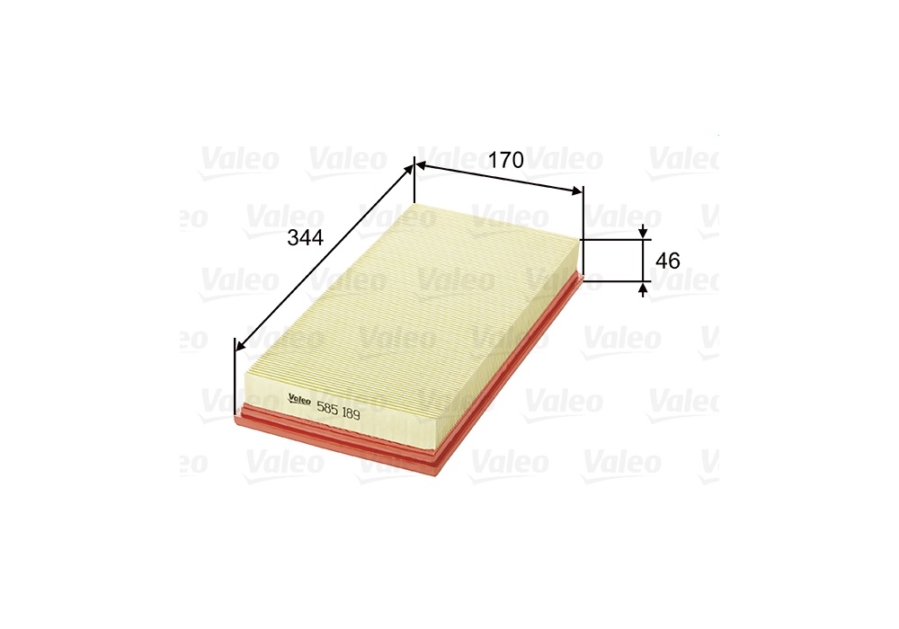 585189 VALEO FILTR POWIETRZA