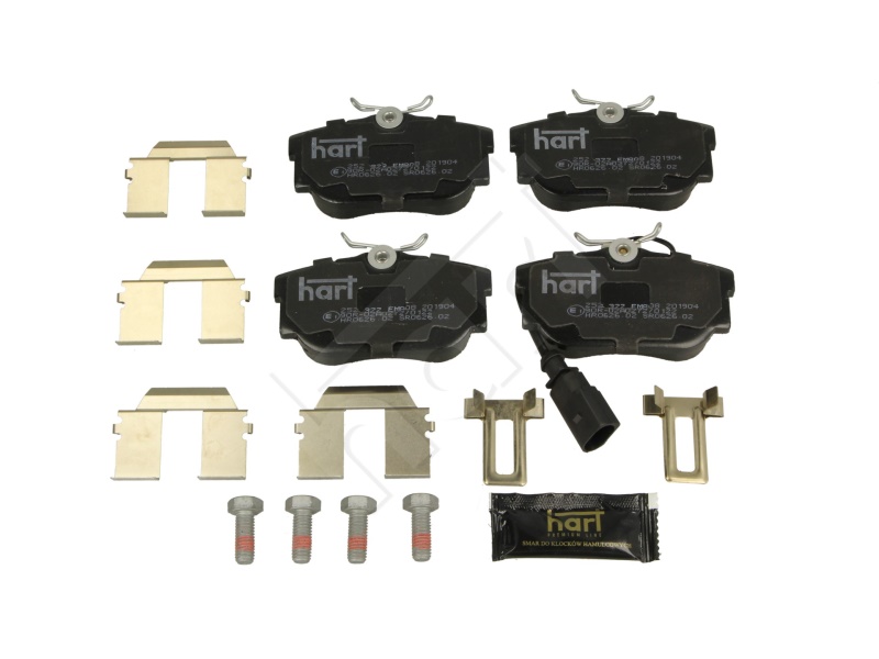 HR0626.02 HART KLOCKI HAMULCOWET4 TYL
