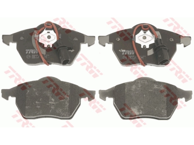 GDB1307 TRW KLOCKI HAMULCOWE kpl. przód  AUDI A4 B5, A4 B6, A4 B7, A6 C4, A6 C5, A6 C6; SEAT