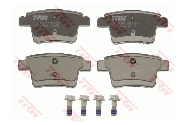 GDB1665 TRW KLOCKI HAMULC. FORD MONDEO III  04-07 TYŁ