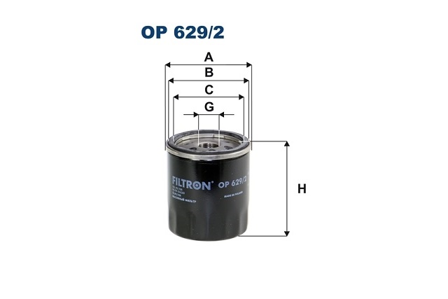 OP629/2 FILTRON FILTR OLEJU