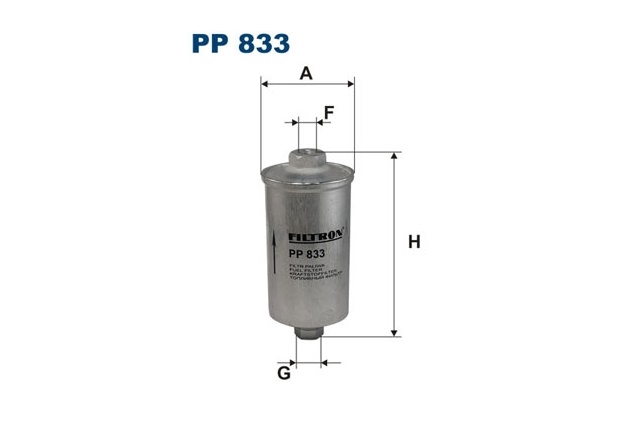 PP833 FILTRON FILTR PALIWA