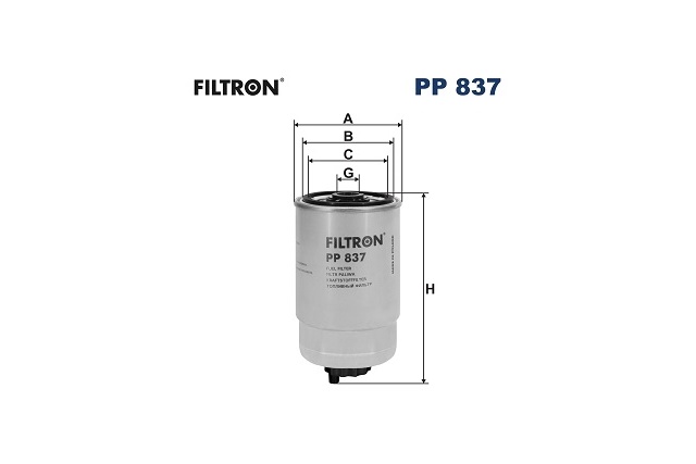 PP837 FILTRON FILTR PALIWA