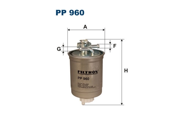 PP960 FILTRON FILTR PALIWA
