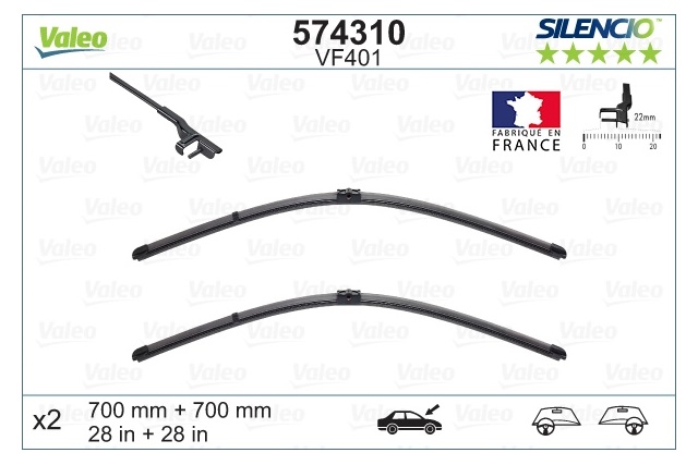 VM401 VALEO WYCIERACZKA VALEO 700/700S