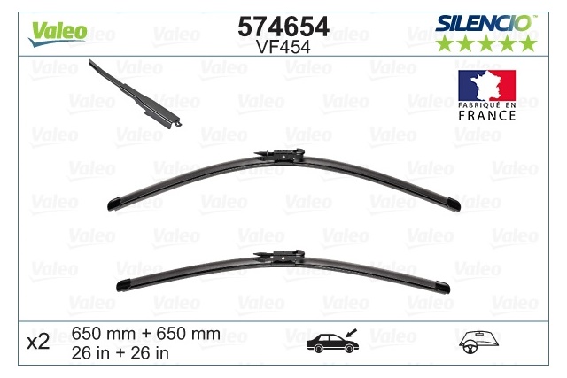 VM454 VALEO PIÓRA WYCIERACZEK PRZED.VW GOLF VI/SWF VALEO
