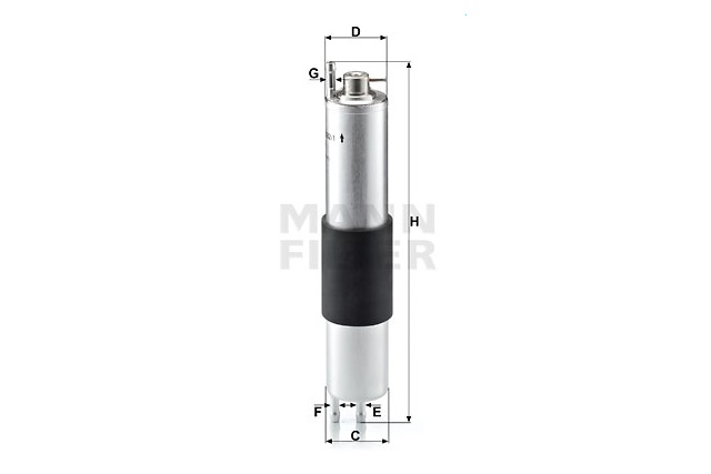 WK532/1 MANN-FILTER FILTR PALIWA BMW SERIA 3 (E46) 6/01- Z3 6/00