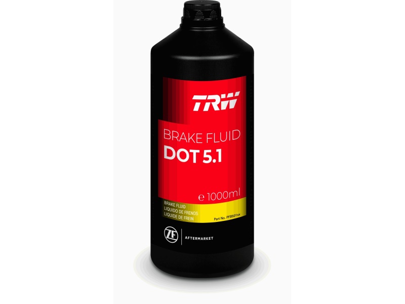 PFB501 TRW Płyn hamulcowy DOT5.1 (1L) [dry (suchy): 269°C, wet (mokry): 187°C, lepkość: 810