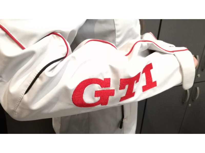 6R3084013D54W VAG Kurtka VW GTI damska Softshell biała,rozm M