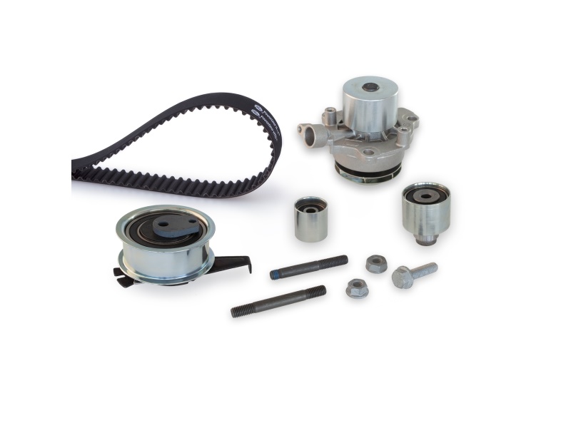 KP15678XS GATES ZESTAW ROZRZĄDU VW 1,6TDI/2,0TDI AUDI/SEAT/SKODA (Z POMPĄ Z CZUJNIKIEM)