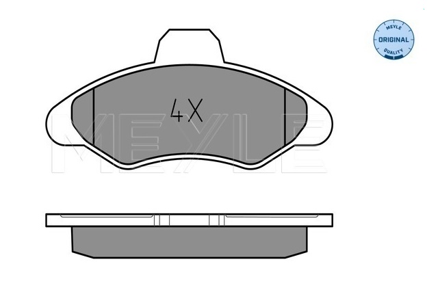 025 211 7118 MEYLE KLOCKI HAMULC. FORD FIESTA, KA  00-