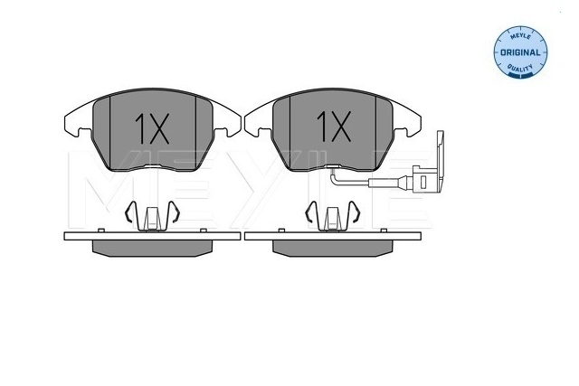 025 235 8720/W MEYLE Klocki hamulcowe kpl. przód AUDI A1, A3, TT; SEAT ALTEA, IBIZA; SKODA OCTAVIA, R