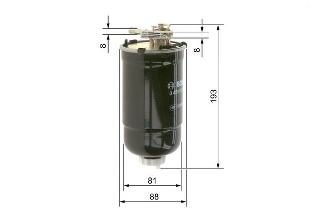 0450906322 BOSCH FILTR PALIWA
