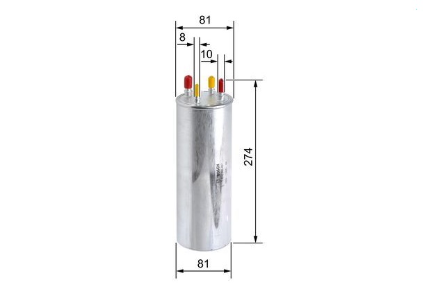 0450906467 BOSCH Filtr paliwa VW T5 T6 CALIFORNIA T5 CAMPER, CALIFORNIA T6 CAMPER, MULTIVAN T5, M