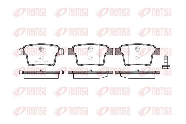 1149 10 REMSA KLOCKI HAMULC. FORD MONDEO III  04-07 TYŁ