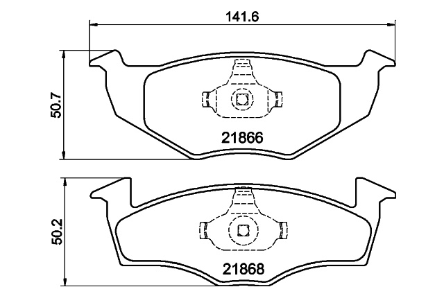 8DB 355 007-891 HELLA KLOCKI HAMULCOWE