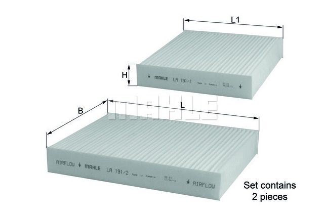 LA 191/S KNECHT FILTR KABINOWY