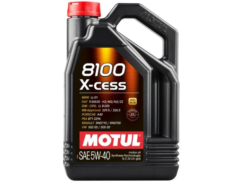 102870 MOTUL OLEJ MOTUL 5W40 X-CESS 8100 5L
