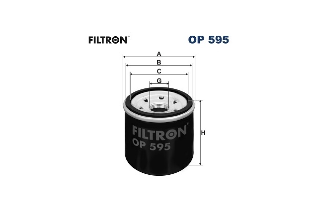OP 595 FILTRON FILTR OLEJU.