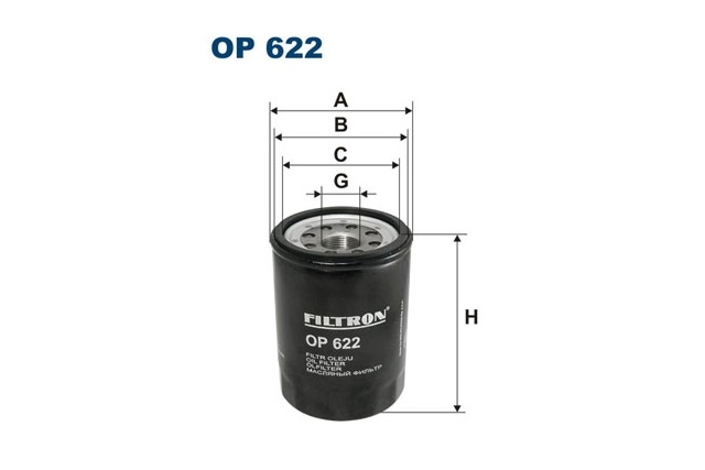 OP 622 FILTRON FILTR OLEJU WP920/80