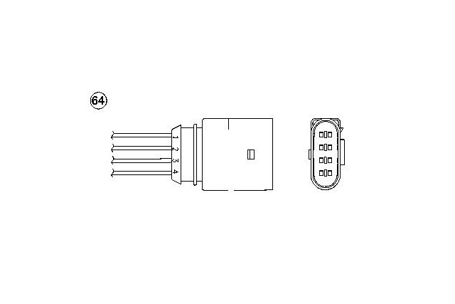 OZA516-AU1 NGK SONDA LAMBDA SUPERB 2.0 AZM/ORYG.