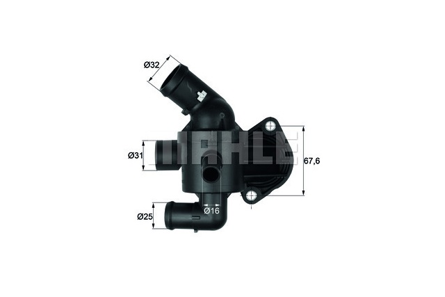 TI 15 92 MAHLE ORIGINAL Termostat cieczy chłodzącej 1,6 TDI  (92°C, w obudowie) AUDI A1, A3;