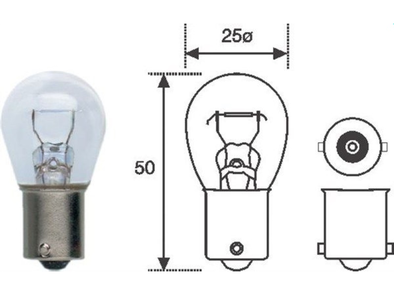 008506100000 MAGNETI MARELLI ŻARÓWKA P21W 12V