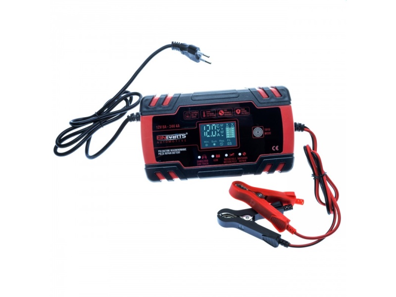 EPCBC02 EINPARTS PROSTOWNIK 12/24V Z FUNKCJĄ NAPRAWY AKUMULATORA