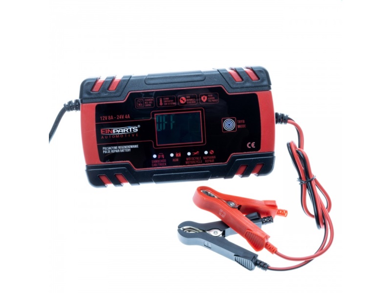 EPCBC02 EINPARTS PROSTOWNIK 12/24V Z FUNKCJĄ NAPRAWY AKUMULATORA