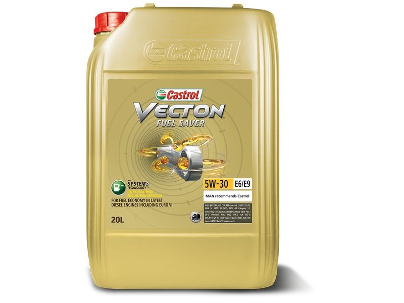 159CAA CASTROL OLEJ CASTROL 5W30 20L VECTON FUEL SAVER E6/E9 / CJ-4 / 228.31 228.51 / M 3477 /