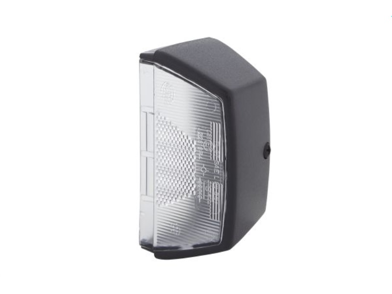 9BG121 587-031 HELLA Obudowa lampki oświetlenia tablicy rej. (R10W, kolor: czarny, kolor szkła: przez
