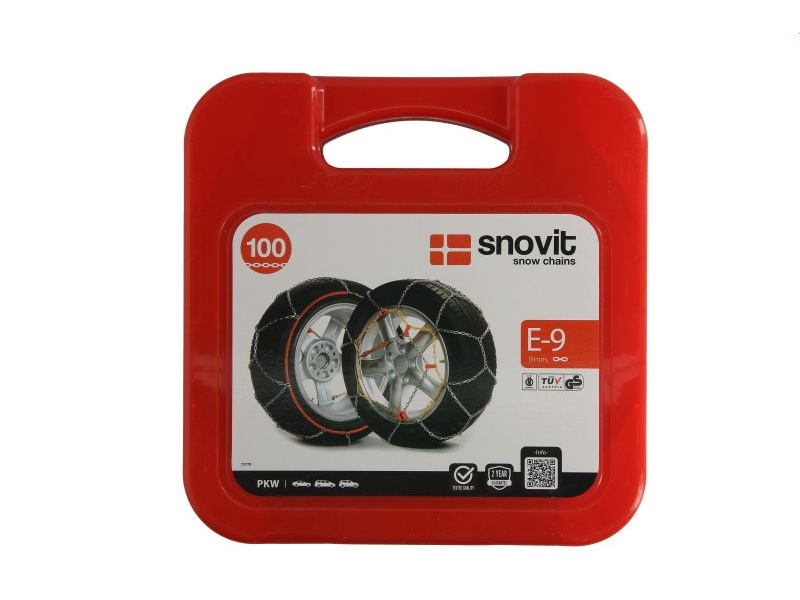 E9/100 JOPE Łańcuchy antypoślizgowe MAMMOOTH, samochody osobowe, certyfikat O-NORM, cert. au