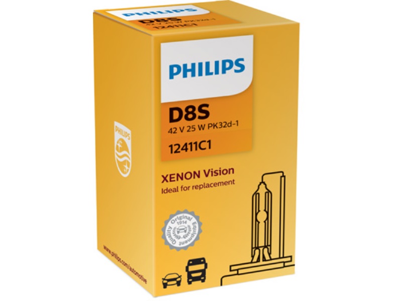 12411C1 PHILIPS ZAROWKA XENON D8S 25W PHILIPS