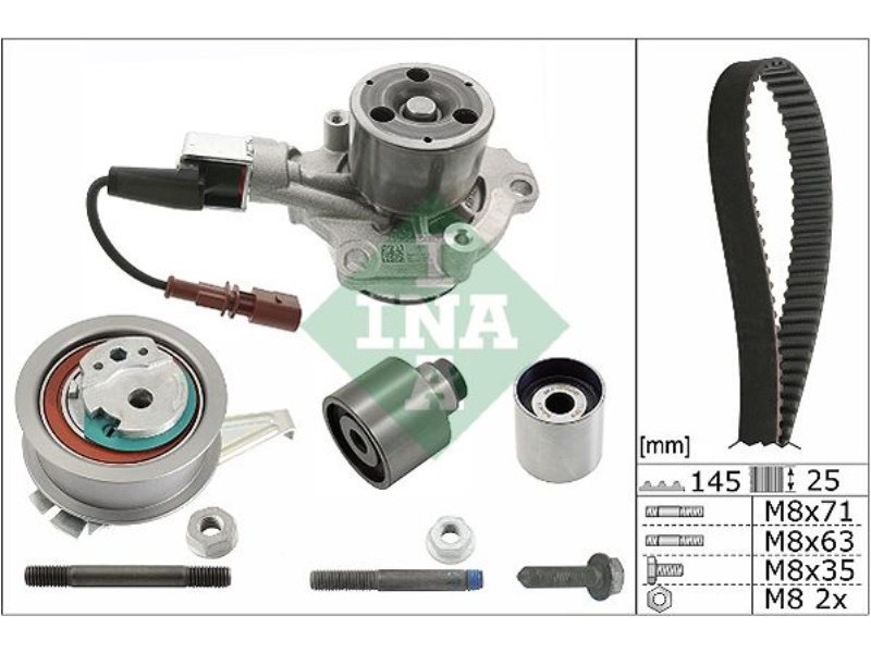 530065030 INA Pasek rozrz.z pompą wody