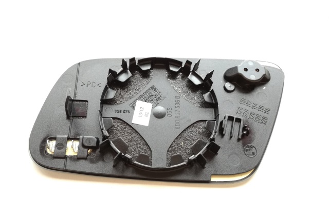 8D0857536D VAG Szkło lusterka (wypukłe) z płytą nośną