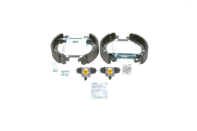 0 204 114 546 BOSCH ZESTAW SZCZĘK HAM. VW FOX/GOLF/JETTA/LUPO/POLO/VENTO 84- KPL. Z CYLINDERKAMI