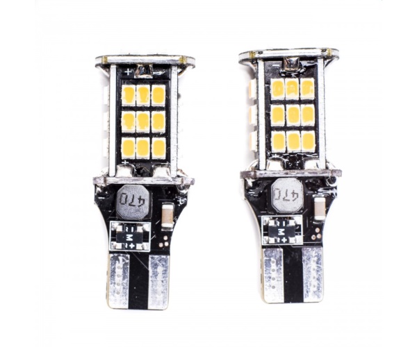 EPL249 EINPARTS W16W T15 POMARAŃCZOWE 30 SMD 3020 CANBUS - 2 szt