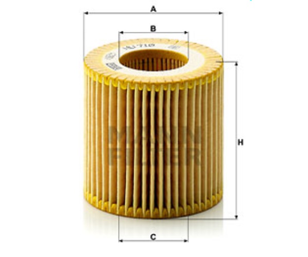 HU 710 X MANN-FILTER FILTR OLEJU.